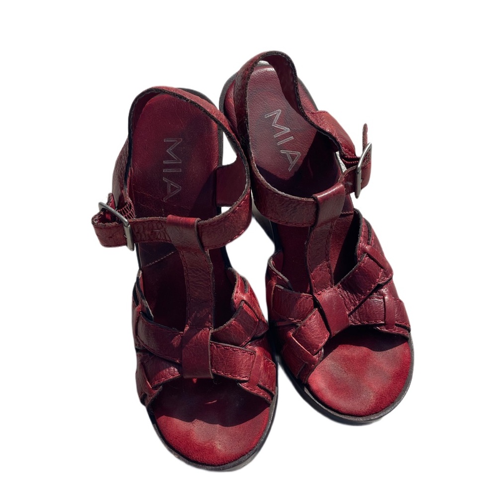 Vintage Mia Wooden wedge